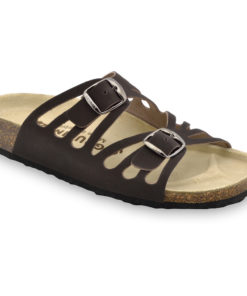 DERBY kapcie dla kobiet - skóra (36-42)