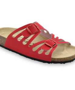 DERBY kapcie dla kobiet - skóra (36-42)