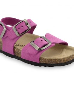 ROBY skórzane sandały dziecięce-welur (23-29)